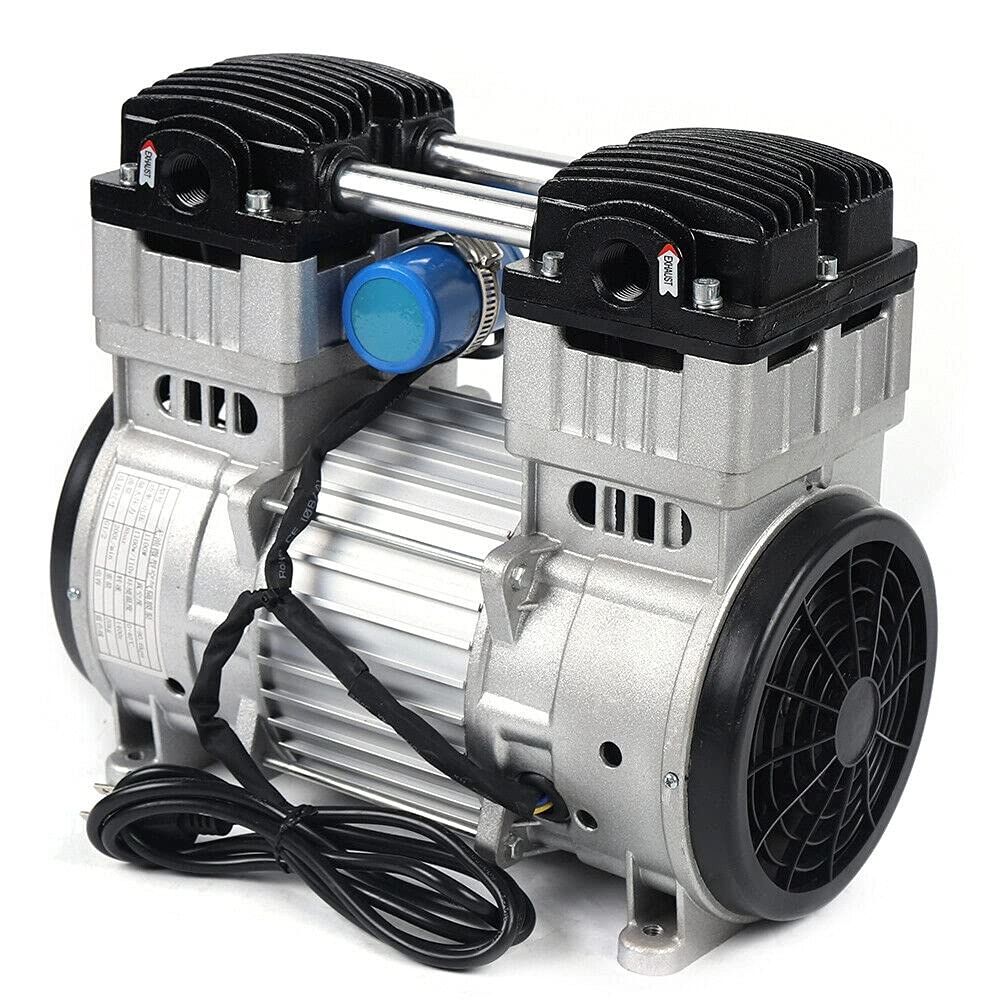 7CFM 1100 Watt Large 1 HP Oilless Rocking Piston Compressor / Vacuum